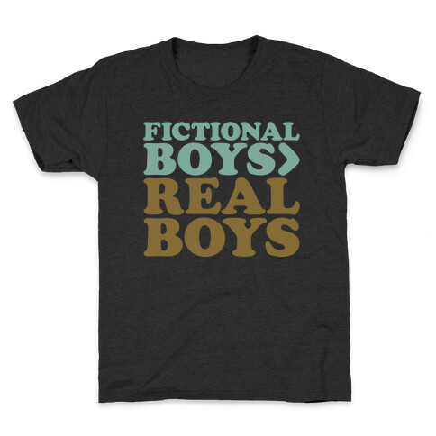 Fictional Boys > Real Boys White Print Kids T-Shirt