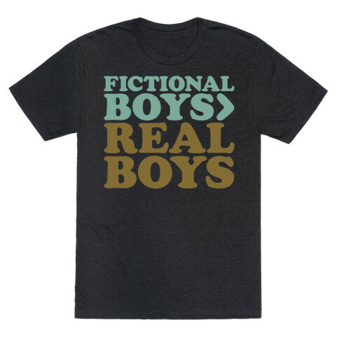 Fictional Boys > Real Boys White Print T-Shirt