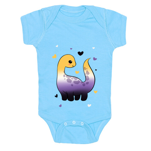 Non-Binary-Dino Baby One-Piece