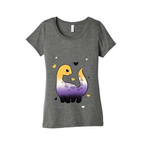 Non-Binary-Dino Womens T-Shirt