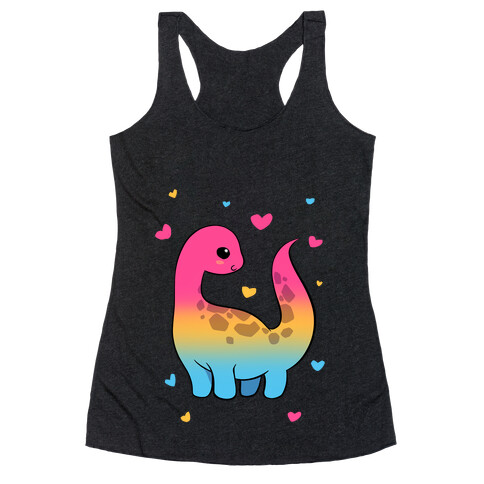 Pansexual-Dino Racerback Tank Top