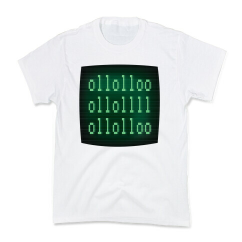 LOL Binary Code Kids T-Shirt