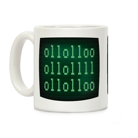 LOL Binary Code Coffee Mug