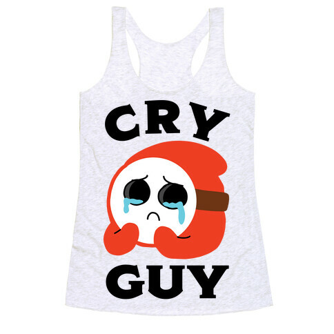 Cry Guy Racerback Tank Top