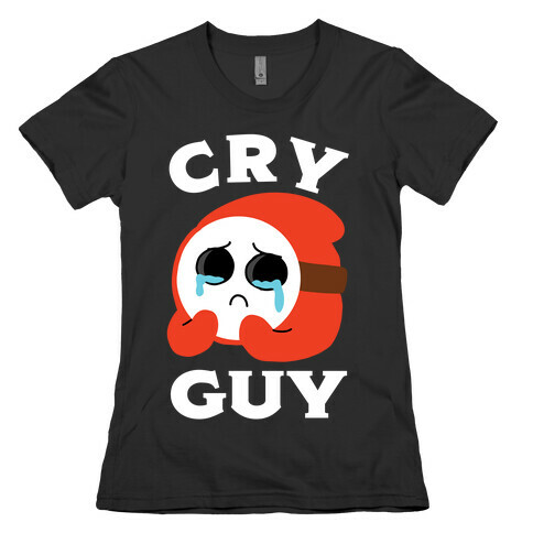 Cry Guy Womens T-Shirt