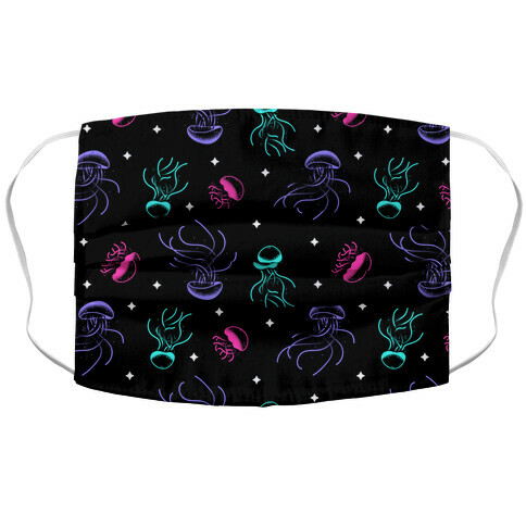 Jellyfish Glow Pattern Accordion Face Mask