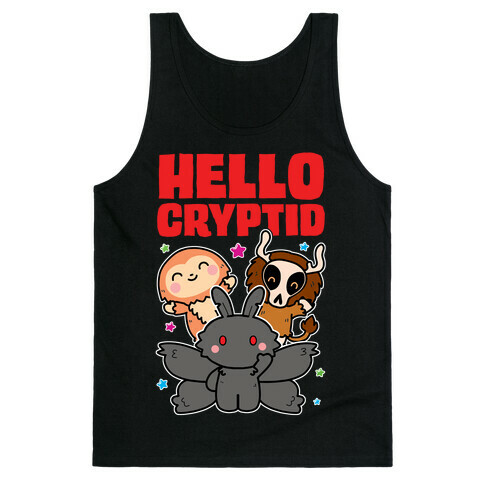 Hello Cryptid Tank Top