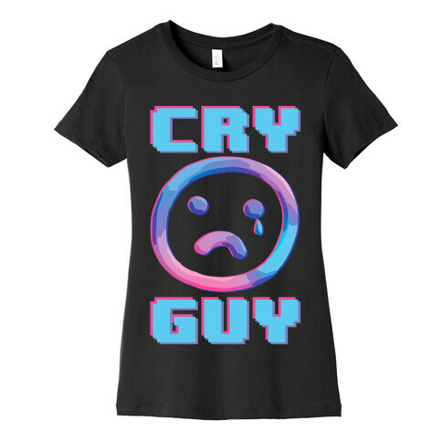 Cry Guy Sadboi  Womens T-Shirt