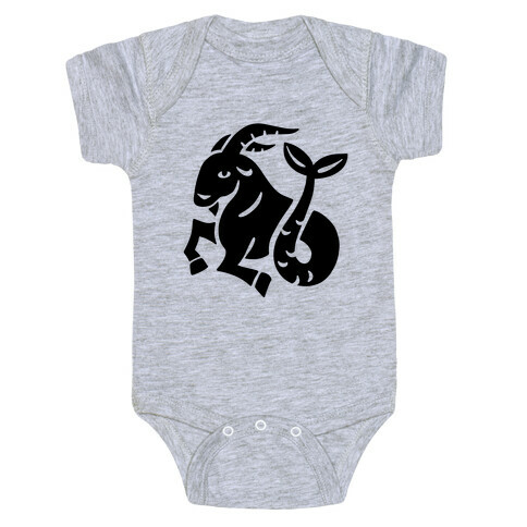 Zodiacs Of The Hidden Temple - Capricorn Sea-Goat Baby One-Piece