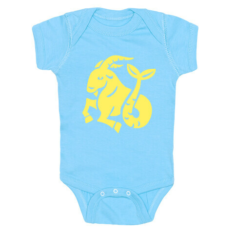 Zodiacs Of The Hidden Temple - Capricorn Sea-Goat Baby One-Piece