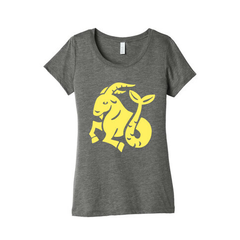 Zodiacs Of The Hidden Temple - Capricorn Sea-Goat Womens T-Shirt