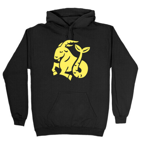 Zodiacs Of The Hidden Temple - Capricorn Sea-Goat Hooded Sweatshirt