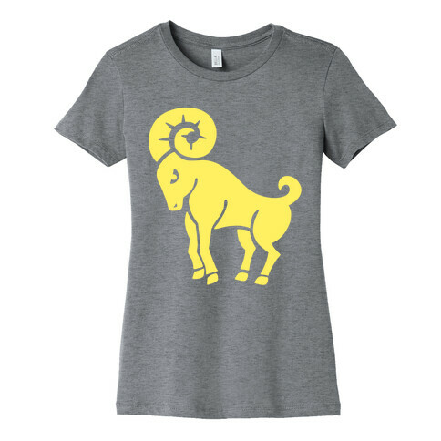 Zodiacs Of The Hidden Temple - Aries Ram Womens T-Shirt