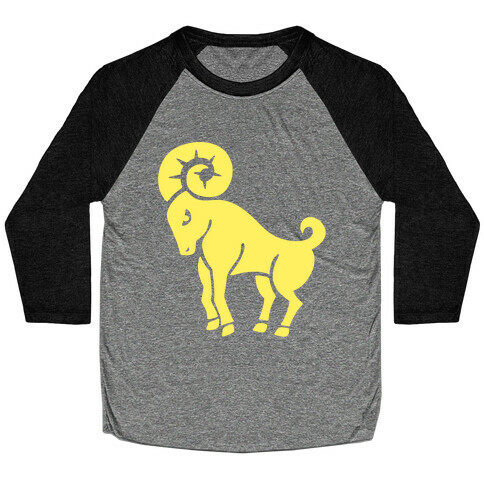 Zodiacs Of The Hidden Temple - Aries Ram Baseball Tee