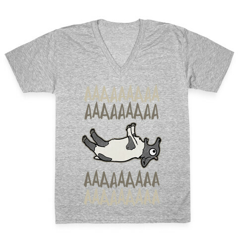 Screaming Goat V-Neck Tee Shirt