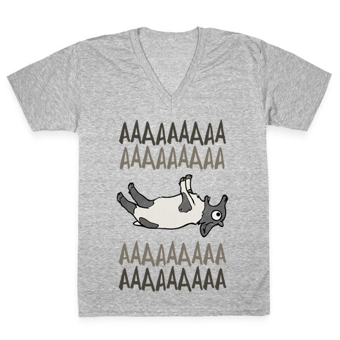 Screaming Goat V-Neck Tee Shirt