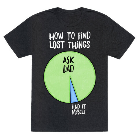 How To Find Things: Ask Dad T-Shirt
