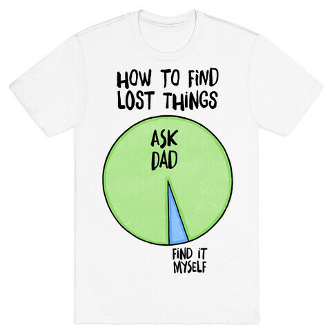 How To Find Things: Ask Dad T-Shirt