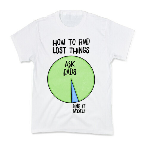 How To Find Things: Ask Dads Kids T-Shirt