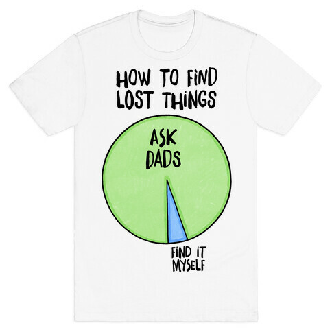 How To Find Things: Ask Dads T-Shirt
