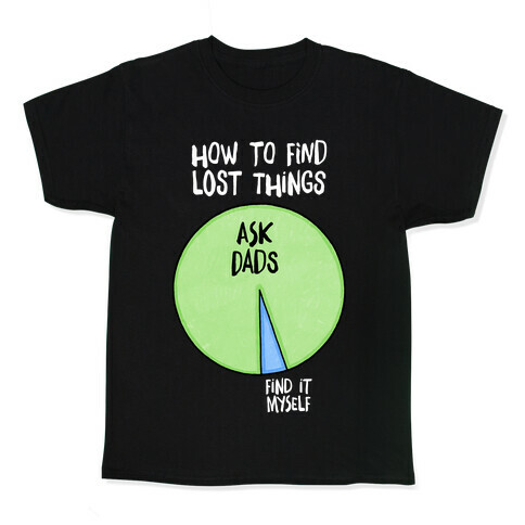 How To Find Things: Ask Dads Kids T-Shirt