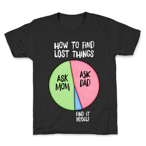 How To Find Things: Ask Mom And Dad Kids T-Shirt
