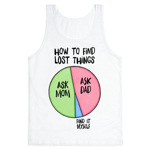 How To Find Things: Ask Mom And Dad Tank Top