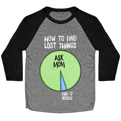 How To Find Things: Ask Mom Baseball Tee