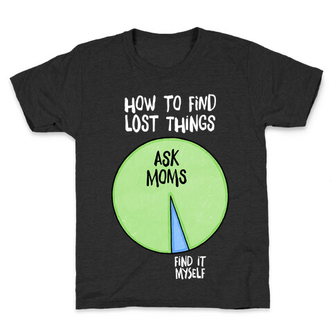 How To Find Things: Ask Moms Kids T-Shirt