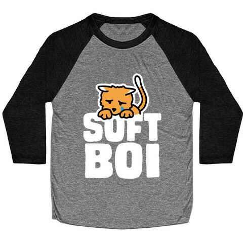 Soft Boi Cat Baseball Tee