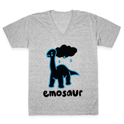 Emosaur V-Neck Tee Shirt