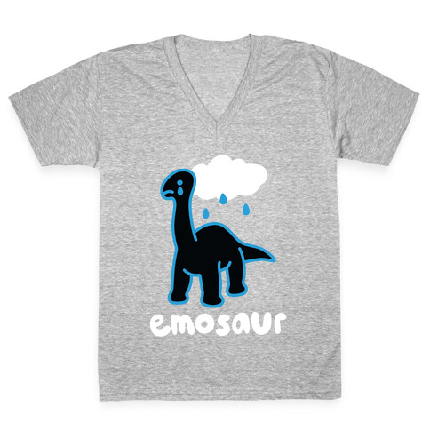 Emosaur V-Neck Tee Shirt