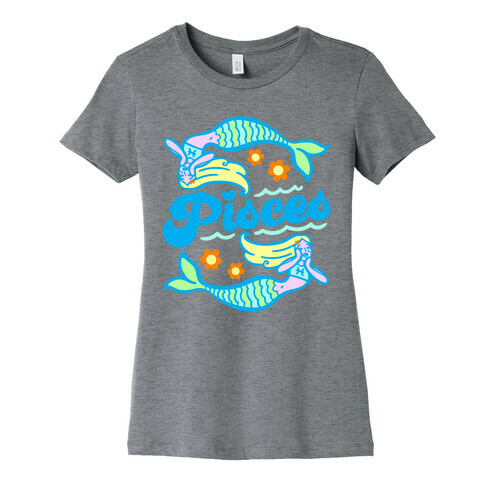 90's Aesthetic Pisces  Womens T-Shirt