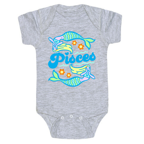 90's Aesthetic Pisces  Baby One-Piece