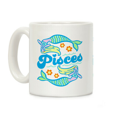 90's Aesthetic Pisces  Coffee Mug