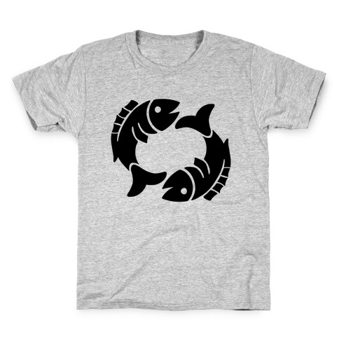 Zodiacs Of The Hidden Temple - Pisces Fish Kids T-Shirt