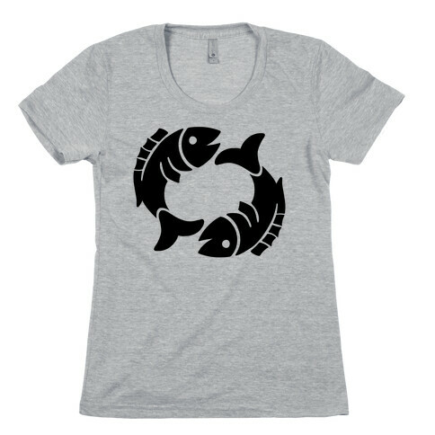 Zodiacs Of The Hidden Temple - Pisces Fish Womens T-Shirt