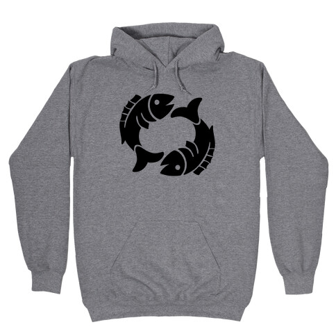 Zodiacs Of The Hidden Temple - Pisces Fish Hooded Sweatshirt