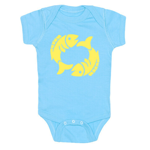 Zodiacs Of The Hidden Temple - Pisces Fish Baby One-Piece