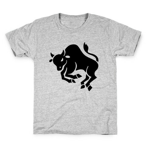 Zodiacs Of The Hidden Temple - Taurus Bull Kids T-Shirt