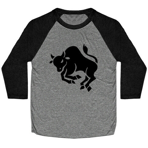 Zodiacs Of The Hidden Temple - Taurus Bull Baseball Tee