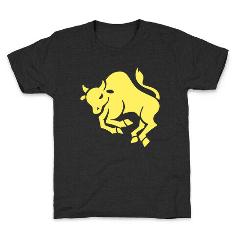 Zodiacs Of The Hidden Temple - Taurus Bull Kids T-Shirt