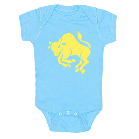Zodiacs Of The Hidden Temple - Taurus Bull Baby One-Piece
