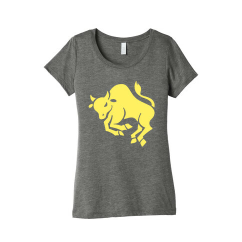 Zodiacs Of The Hidden Temple - Taurus Bull Womens T-Shirt