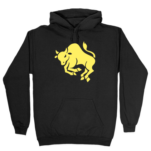 Zodiacs Of The Hidden Temple - Taurus Bull Hooded Sweatshirt