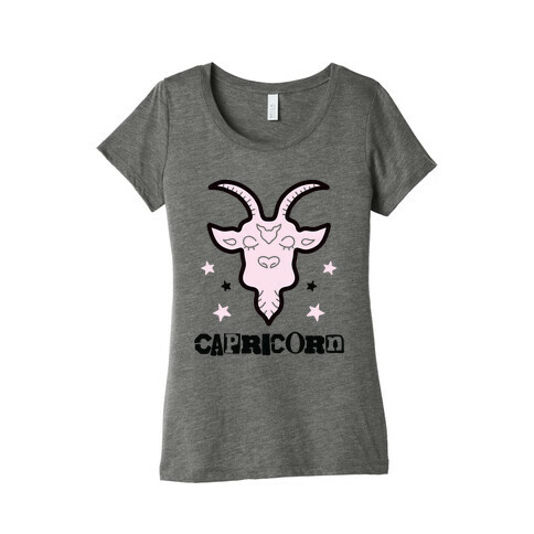 Punk Capricorn Ram Womens T-Shirt