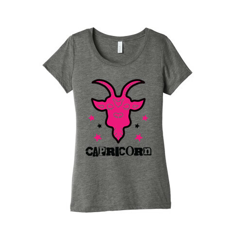 Punk Capricorn Ram Womens T-Shirt