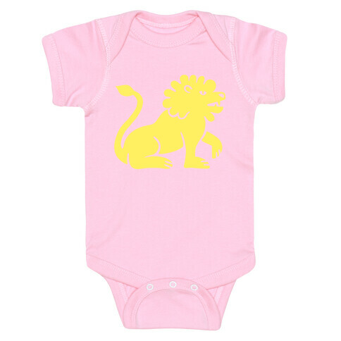 Zodiacs Of The Hidden Temple - Leo Lion Baby One-Piece