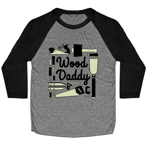 Wood Daddy Baseball Tee