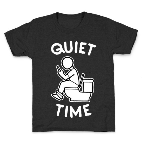 Bathroom Quiet Time Kids T-Shirt